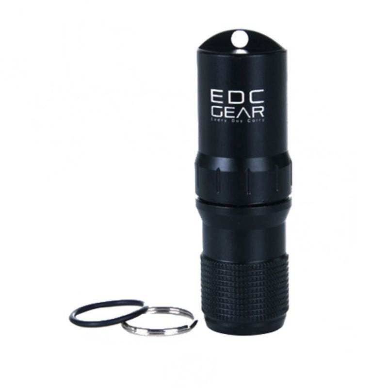 Capsule EDC Waterproof Box – Survival Pill & Match Case, Seal Trunk Container for Hike Storage and Protection