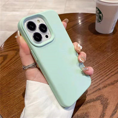 Liquid Silicone iPhone Case – Soft Shockproof Back Cover for iPhone 16/15/14/13/12/11 Pro Max