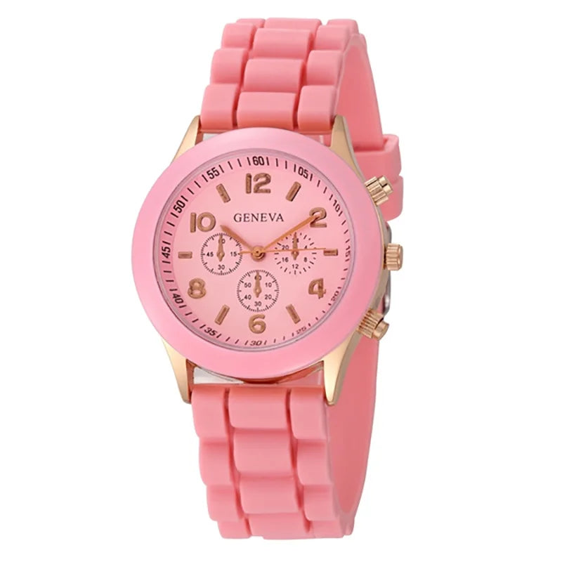 2023 Women's Fashion Watch - Luxury Brand Silicone Strap Quartz Wristwatch, Relogio Feminino Zegarki for Women
