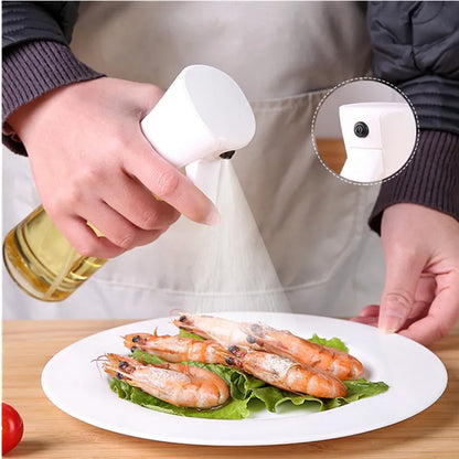 200ml & 300ml Oil Spray Bottle Set - Versatile Kitchen Cooking and Camping Dispensers