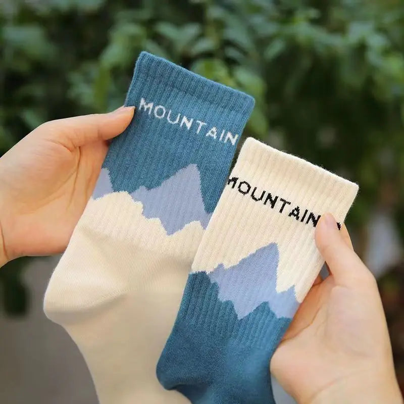 4 Pairs Fashionable AB Socks – Soft, Comfortable & Breathable for Men & Women, Ideal for Running & Fitness