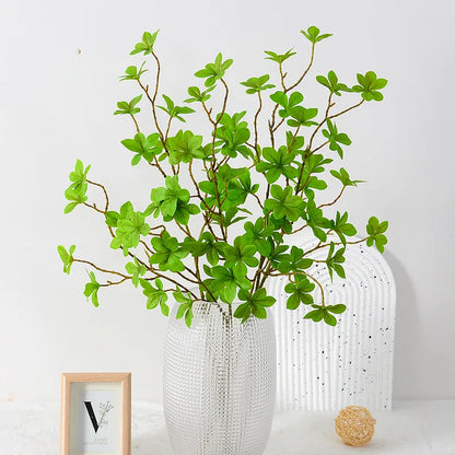 Real Touch Gel Artificial Green Plant Branch – Simulation Decorative Plant for Home, Office, Hotel & Wedding Party Decor