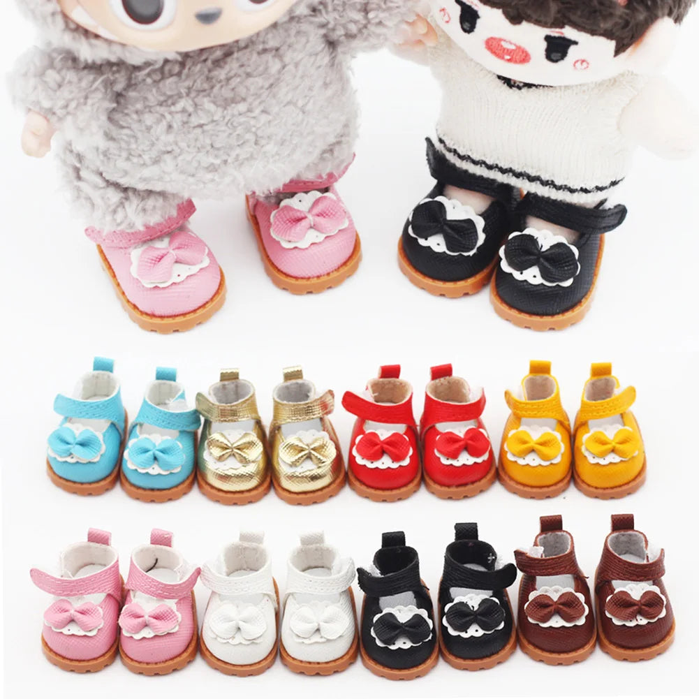 17cm Mini Plush Doll Clothes Set – Kpop EXO Labubu Idol Princess Shoes & Casual Sneakers Accessories, Clothing Gift