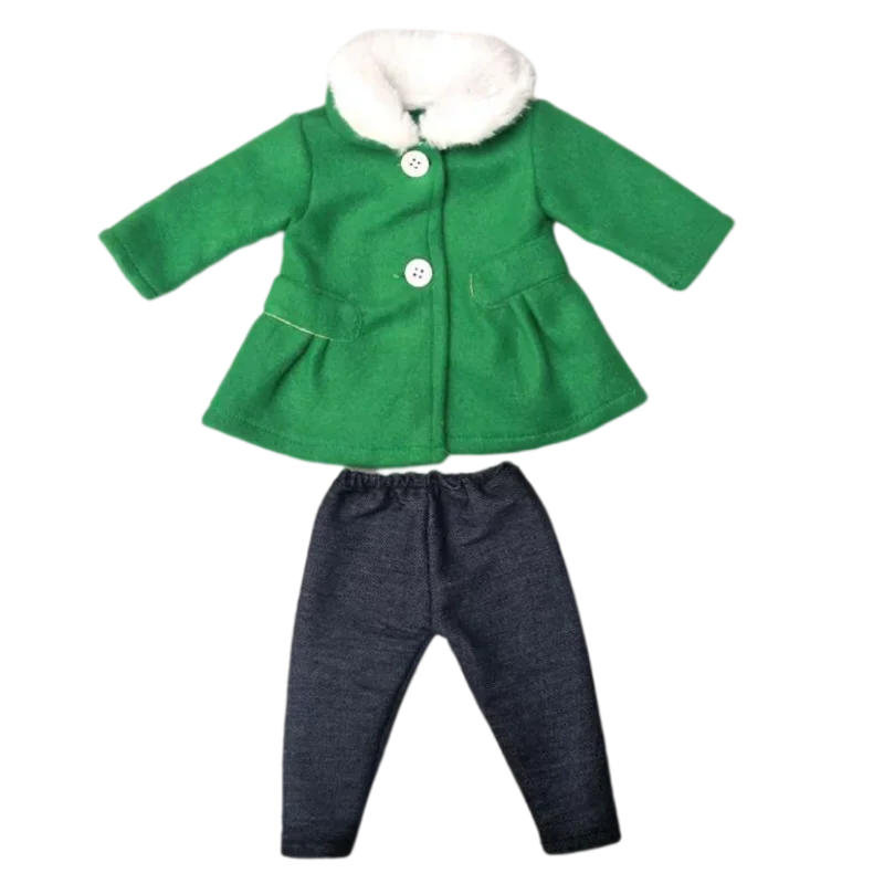 18" American Doll Clothes Set — Jacket and Pants Outfit for Baby Dolls