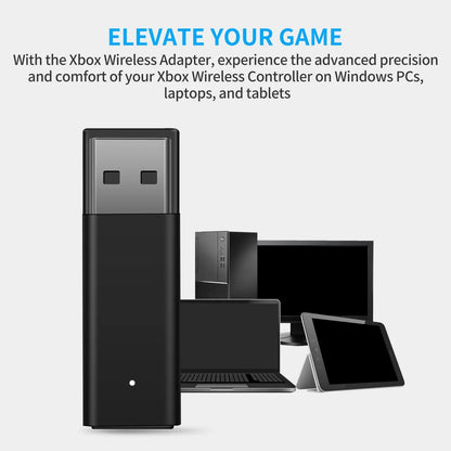USB Wireless Adapter for Xbox One S/X/Elite & Windows PC – 1st & 2nd Gen Controller Receiver