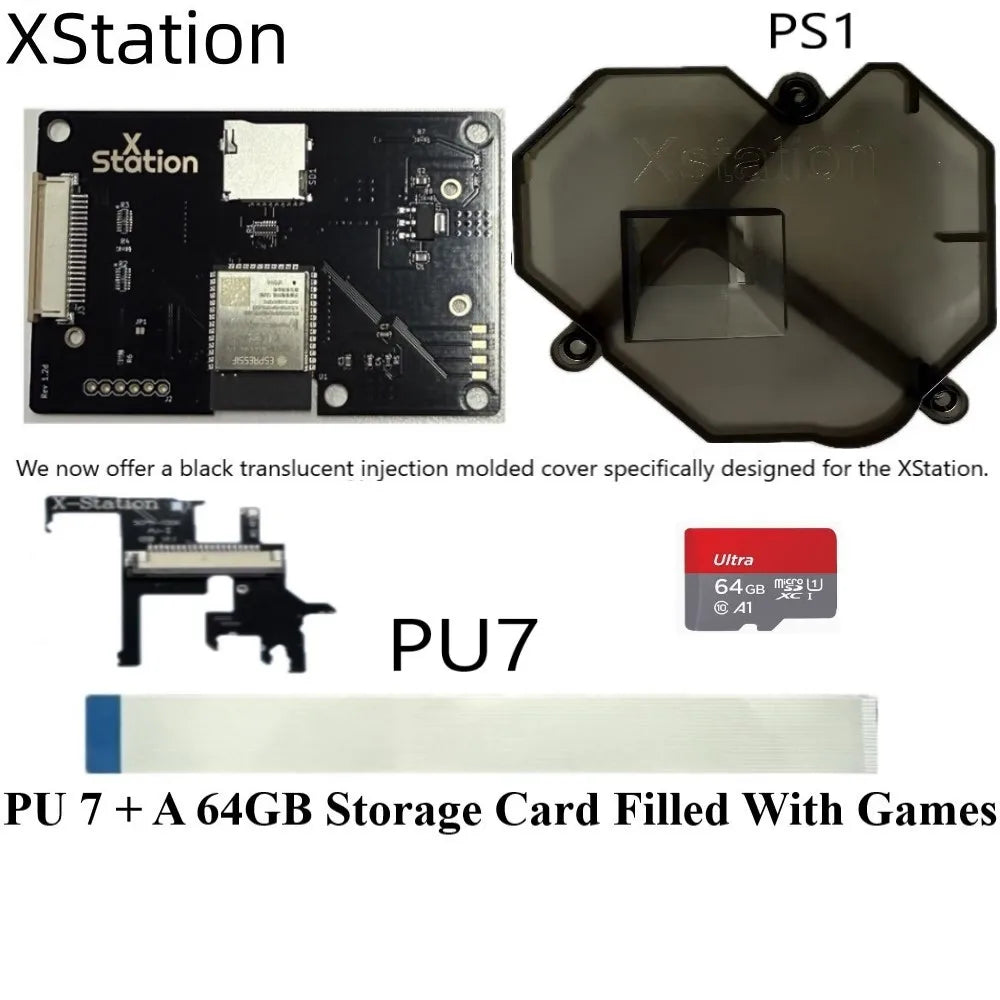 XStation Optical Disc Drive Emulator (PICOSTATION) — PS1/PS2/PS3 Modular ODE for PlayStation