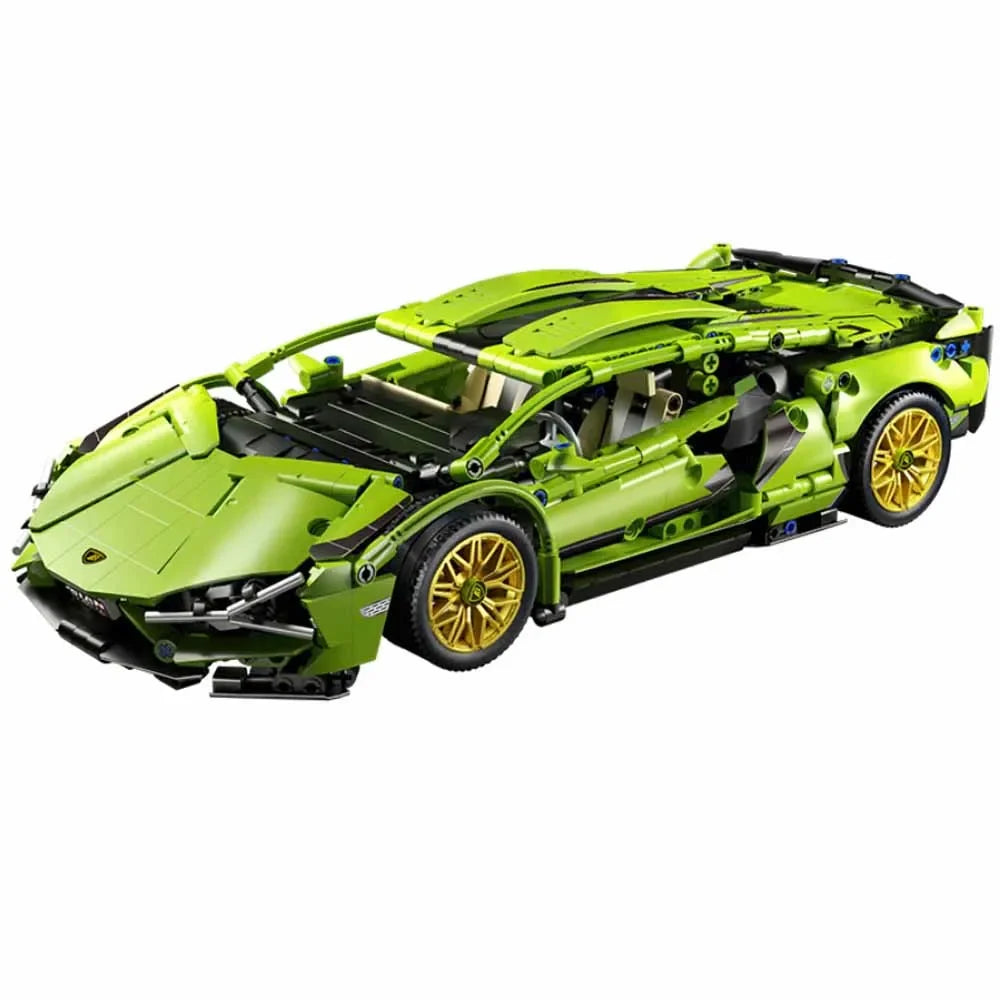 MOC Technical Car Roadster – Remote Control Super Speed Racing Sports Vehicle Building Blocks for Kids