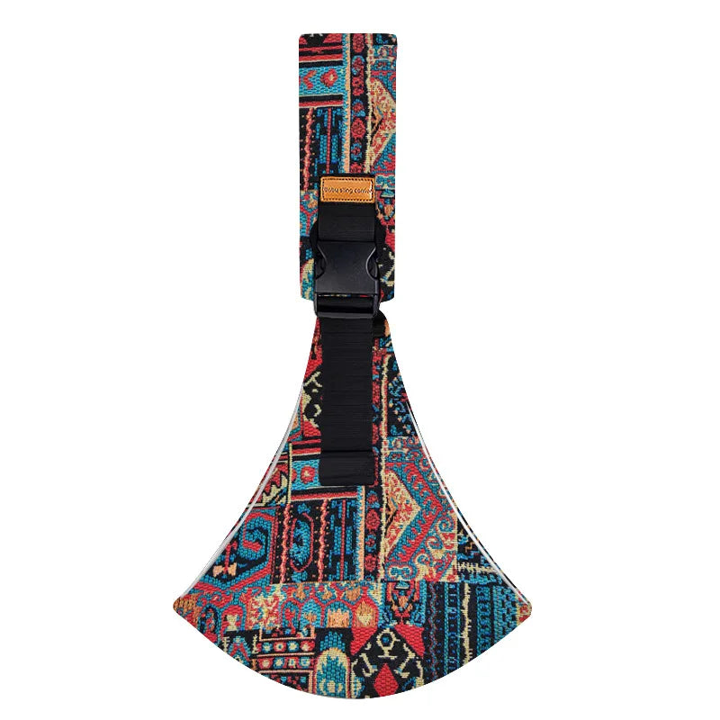 Portable Baby Carrier Wrap - Adjustable Shoulder Sling for Infants & Toddlers with Multifunctional Strap
