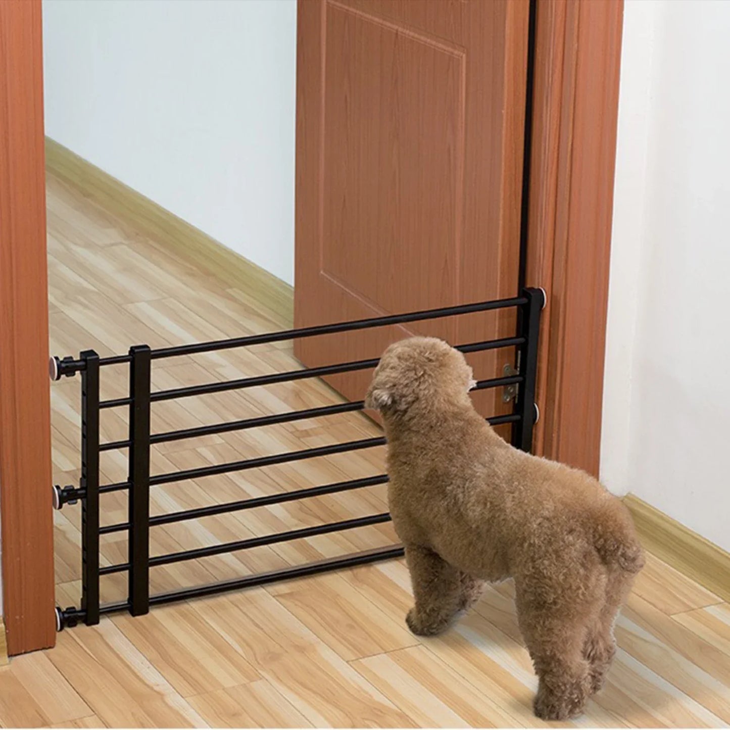 Pet Fence Barrier Gate — Indoor Safety Fence for Small & Medium Dogs, Prevents Pets from Entering Rooms