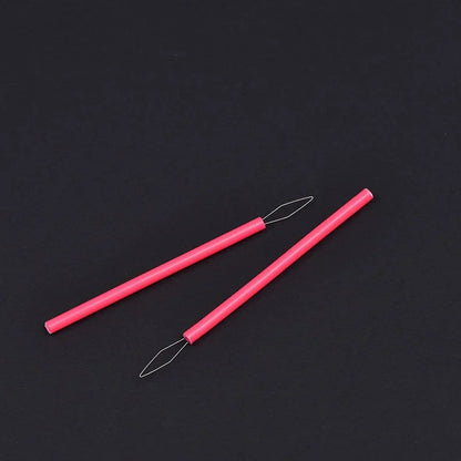 Cylindrical Colorful Needle Threader – DIY Sewing Accessories for Threading Needles, Beading & Sewing Tools