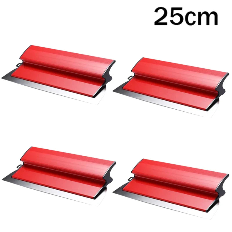 25cm/40cm Drywall Smooth Trowel Brush — Flexible Blade Spray Paint Finishing Putty Building Wall Material Tool