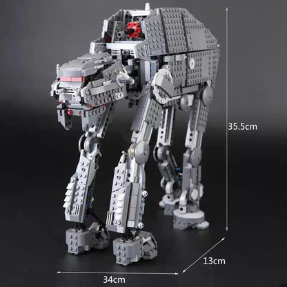 HOT TOY 1376PCS Star Space Movie Assault Walker – Creative DIY Building Toy, Compatible with 75189 for Children's Birthday