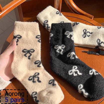 5/10 Pairs Striped Harajuku Retro Socks - Casual, Breathable Cotton Socks for Men & Women