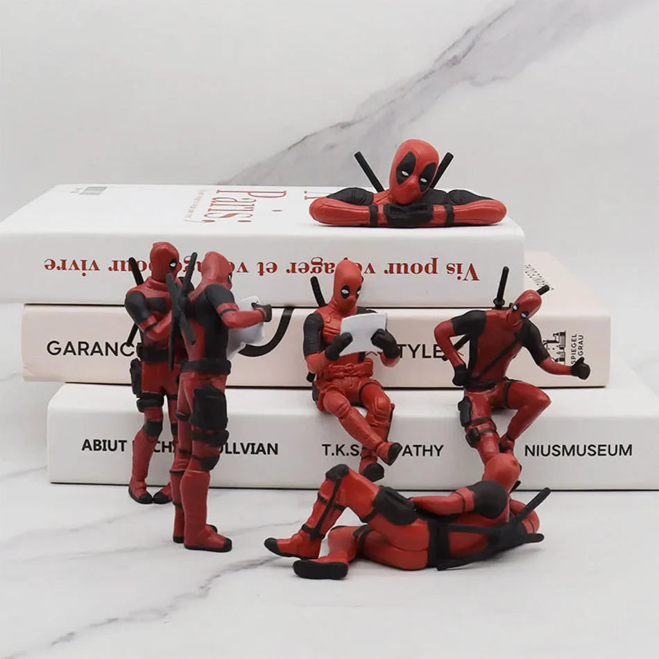 Deadpool & Wolverine Movie Figures – Cute Action Toy Dolls & Plush Decor for Kids’ Birthday Gifts