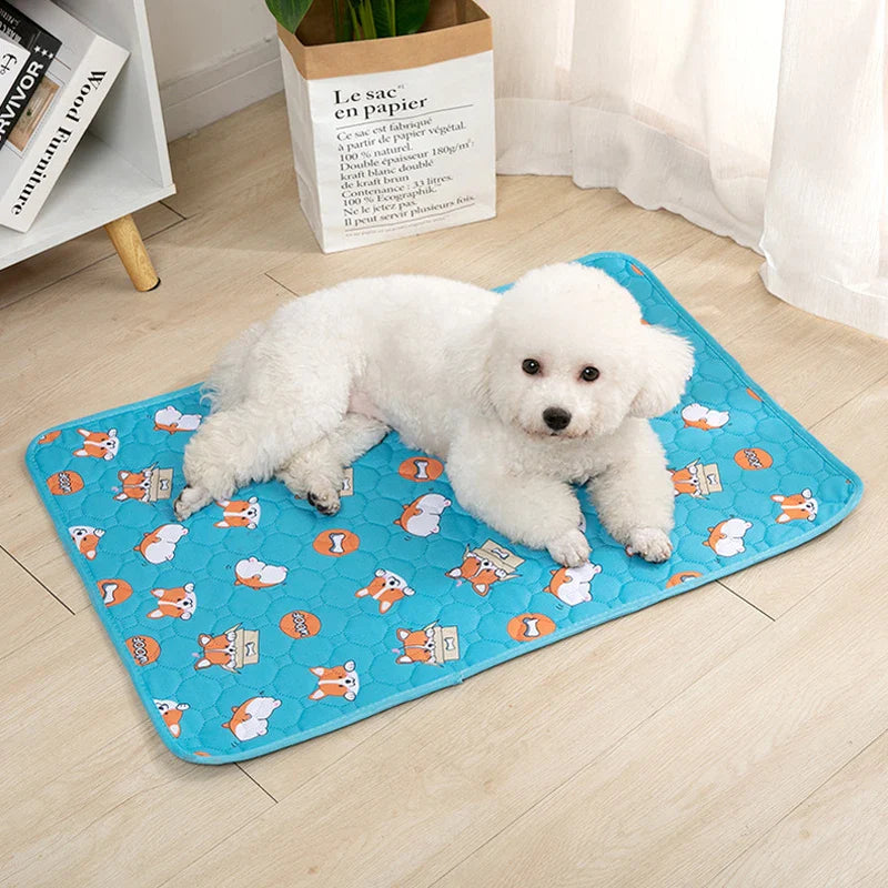 Washable Dog Pet Diaper Mat: Waterproof Training Pad for Urine Absorption - Reusable, Environmentally Friendly Protection for Dog Car Seats