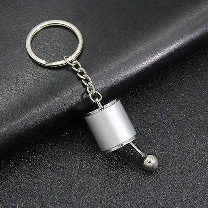 Mini Turbocharger Keychain - Spinning Turbine Keyring for Car Interior Accessories & Key Fob