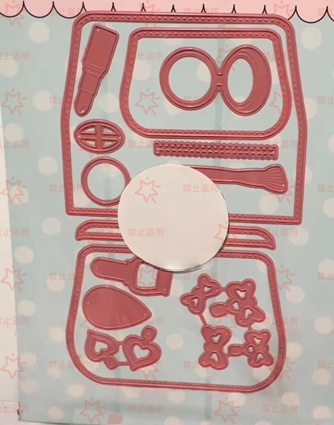 Alarm Clock Clear Stamps & Metal Cutting Dies Set – DIY Scrapbook Embossing Tools for Card Making, Paper Craft & Album Decoration (April 2026 New)