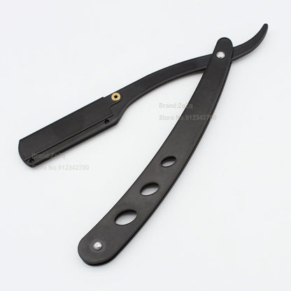 ZqZq 10 Shaving Blades – Straight Edge Razor for Haircut, Beard, Eyebrow Shaving & Manual Depilation