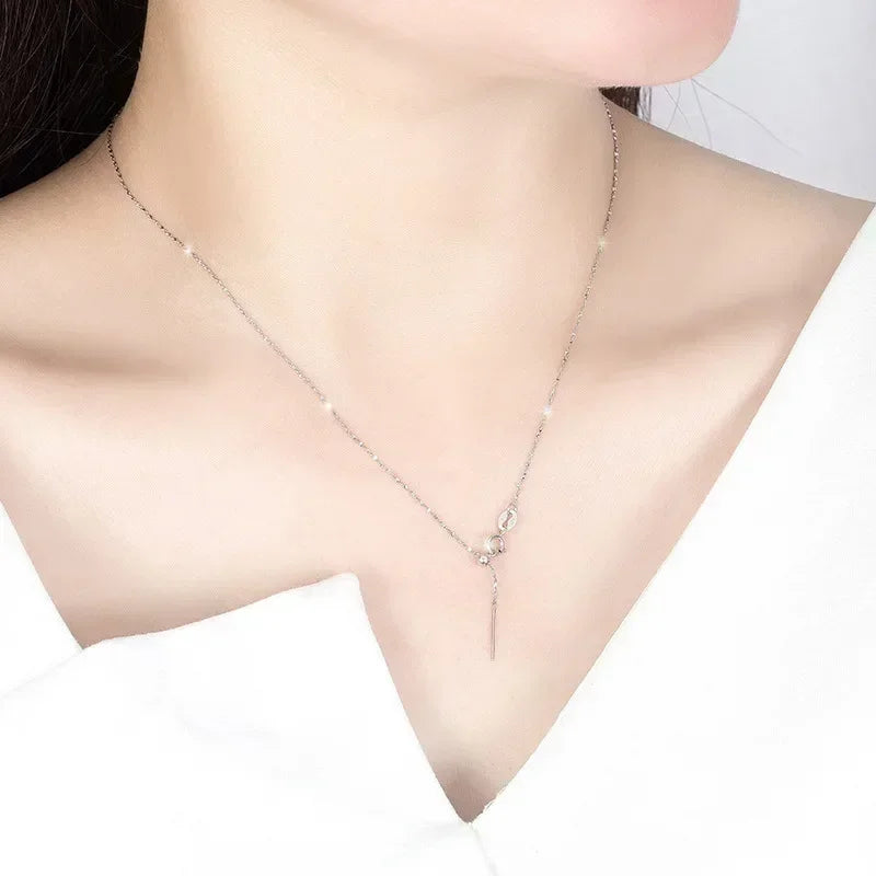 TrustDavis 925 Sterling Silver Cross Necklace – Box Chain Pendant, Universal Jewelry for Women, Wedding & DIY