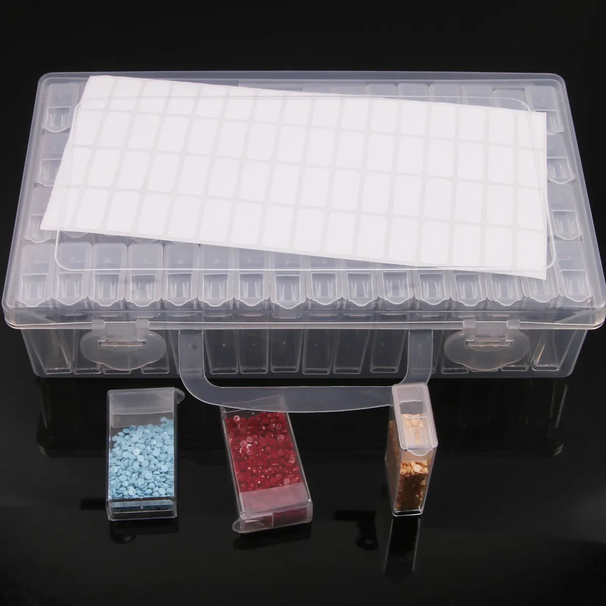 5D DIY Diamond Painting Storage Box – Drill & Embroidery Accessories Organizer Case