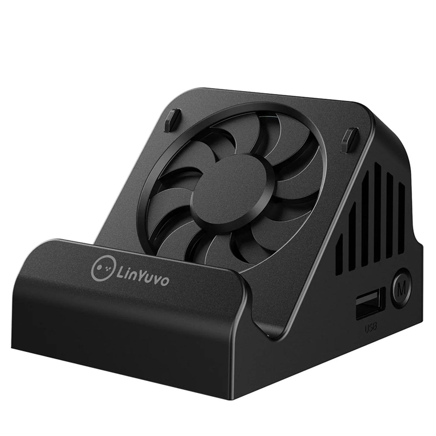 LinYuvo Portable TV & Switch Charging Dock — Compact Stand with Cooling Fan, 4K HDMI Adapter & USB 3.0 Ports KD04