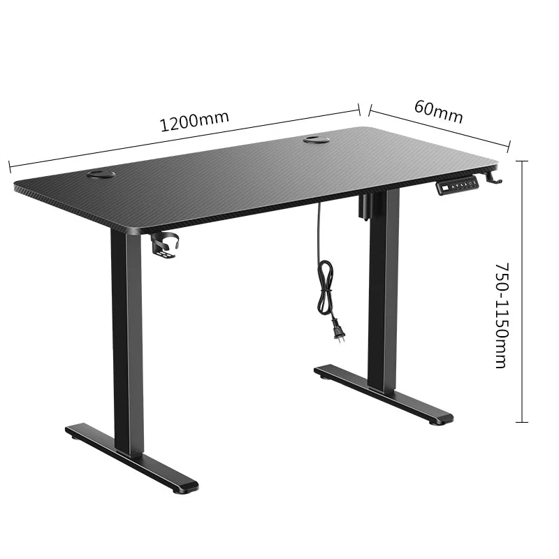 Height-Adjustable Standing Desk – Smart Motion Computer Desk for Study, Gaming, and Office Use