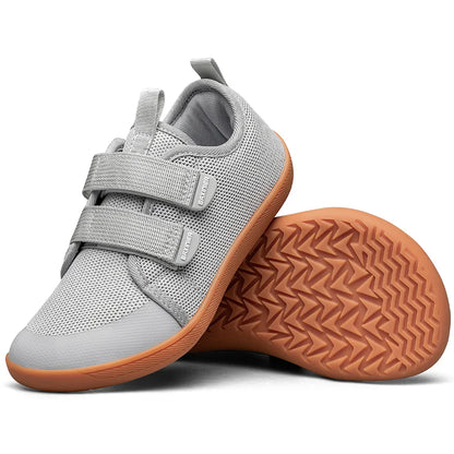 Kids Barefoot Sneakers – Breathable Wide Toe Knitted Mesh Shoes for Boys & Girls, Non-Slip Fashion Walking Cross Trainers