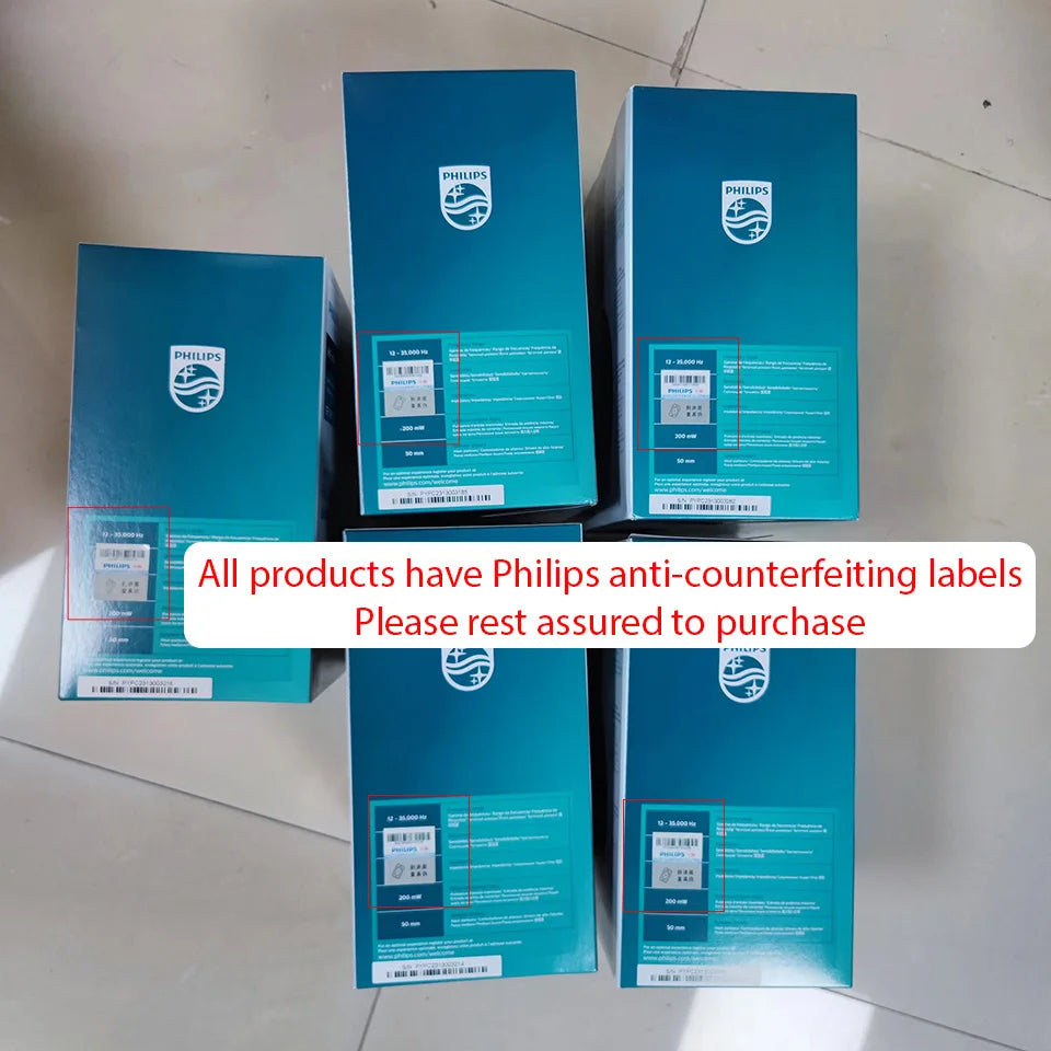 Philips SHP9500 HiFi Stereo Headphones - Wired Earphones for Computer, Online Learning, Esports, 3.5mm/6.3mm Universal Headset