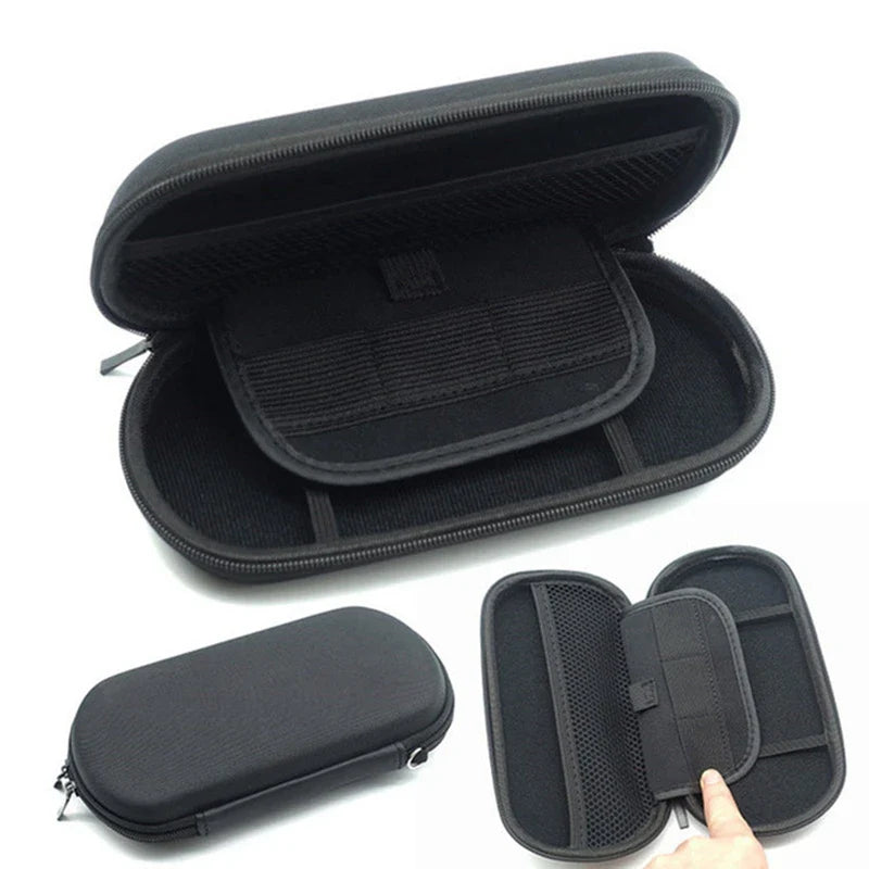 EVA Hard Shell Case for Sony PSP 1000/2000/3000 — Travel Protective Pouch & Game Console Storage Bag