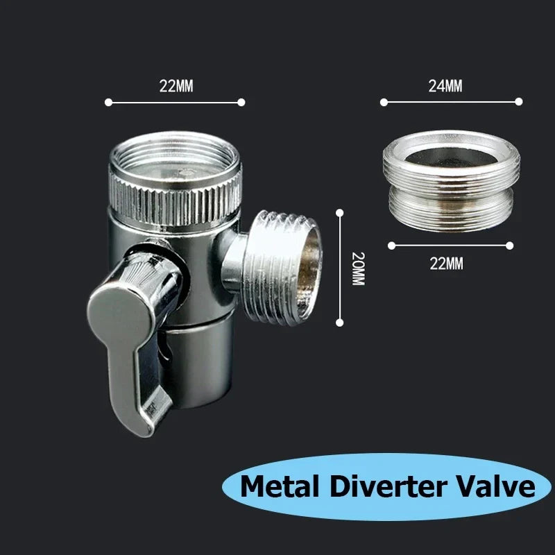 New Faucet Extender & External Shower Head Set – Bathroom Faucet Adapter Attachment for Washbasin