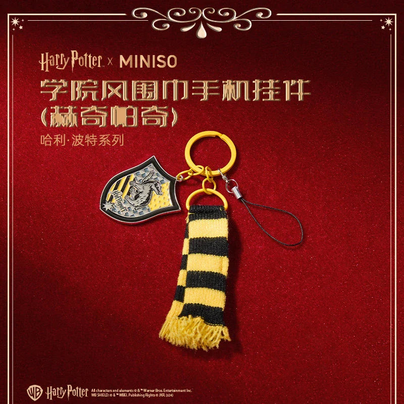 Original Harry Potter Gryffindor Scarf Keychain – Preppy Style Mobile Chain Bag Ornament Gift