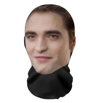 3D Pattern Mesh Face Mask – Funny Printed Head Scarf & Ice Silk Sunscreen Head Cover for Party, Cosplay & Celebrity Look