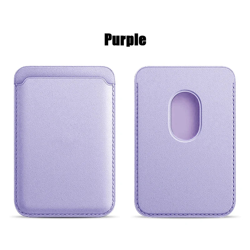Leather MagSafe Wallet Case with Card Holder for iPhone 15 Pro Max, Compatible with iPhone 14, 13 & 12