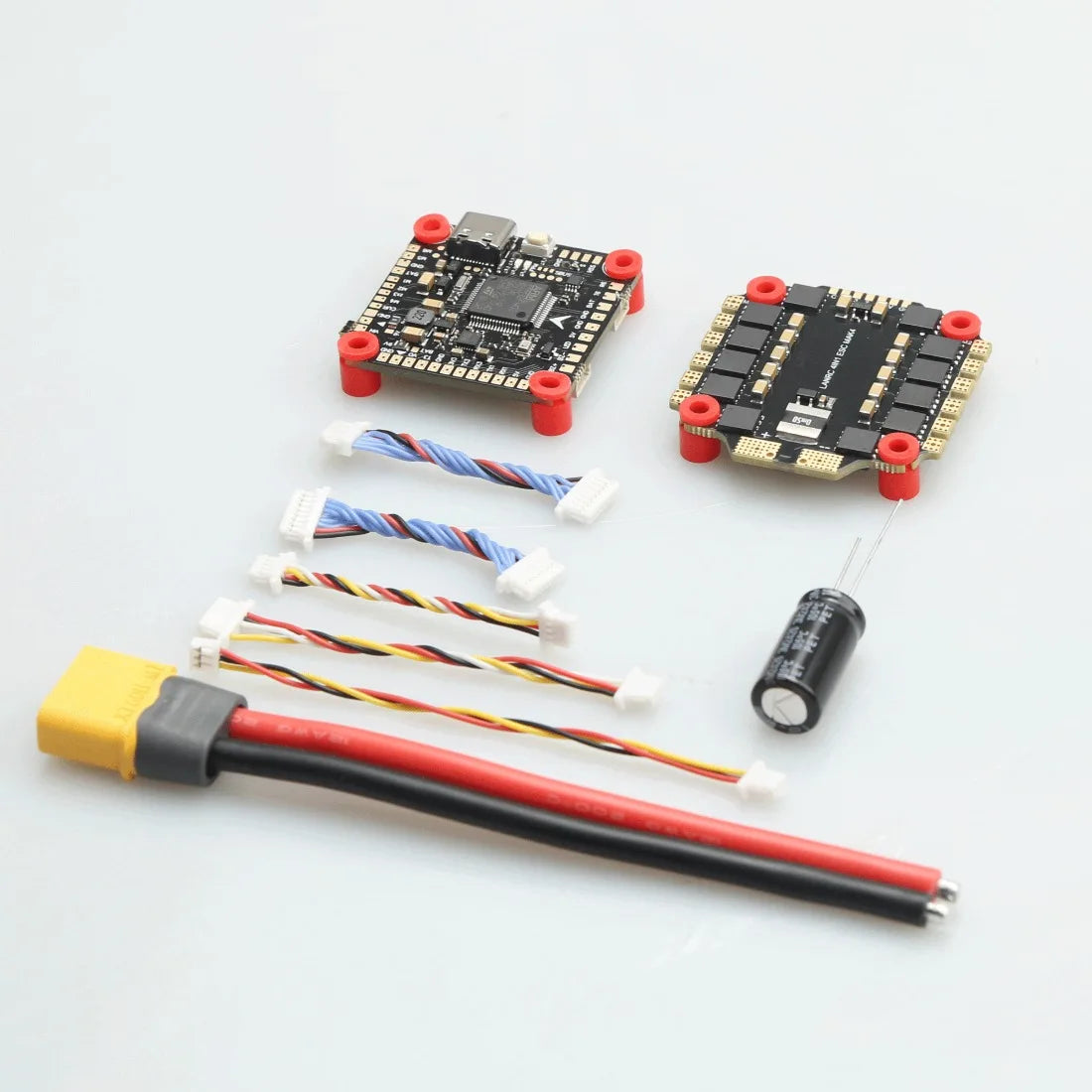 F4V3S Plus Flight Controller Stack — Betaflight F4 V3S + BLS 45A/60A 4-in-1 ESC for FPV Quadcopter (Mark4 APEX)