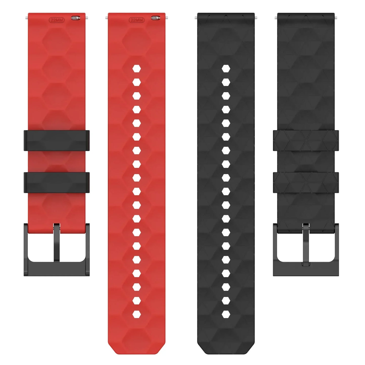 20mm/22mm Silicone Strap for Samsung Galaxy Watch 7/6/5/4 & Huawei GT3/4Pro – Universal Band for Classic Gear S3