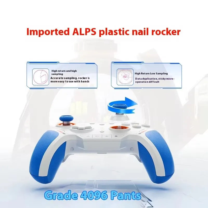 BIGBIGWON Blitz 2 TMR Star Flash Wireless Bluetooth Gamepad – 2000Hz Somatosensory Controller for Nintendo Switch, PC & Steam