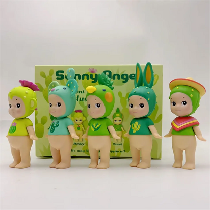 Sonny Angel Mini Figure Cactus Series — Mystery Blind Box Toy Doll, Lucky Mascot, Handmade Christmas Gift