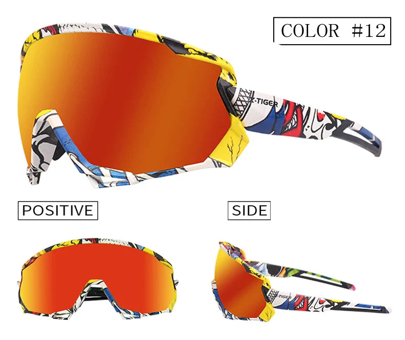 X-TIGER Polarized Cycling Glasses — Photochromic MTB & Road Bike Sunglasses for Sports