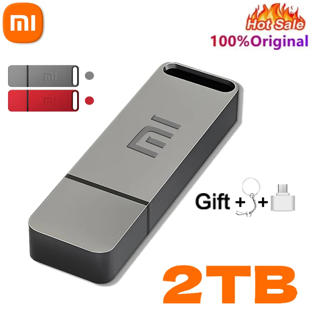 Original Xiaomi 2TB USB 3.0 Pen Drive – High-Speed Metal Flash Storage, Waterproof