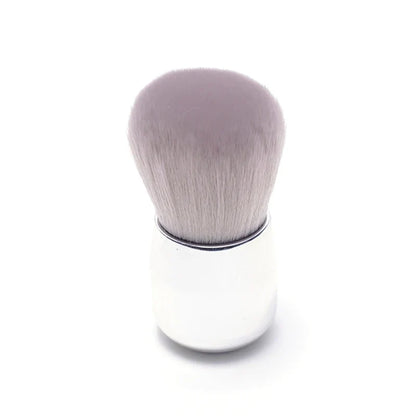 Professional Mushroom Nail Brush - Round Gel Dust Cleaning Brush for Manicure & Makeup