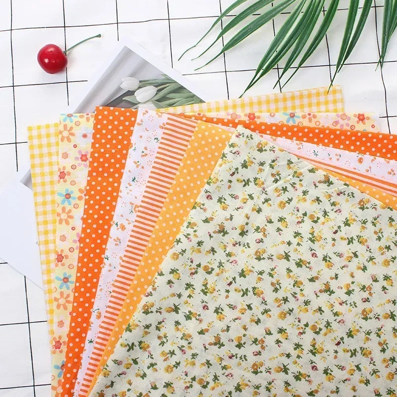 Printed Cotton Fabric Squares 25×25cm — Sewing, Quilting, Patchwork & DIY Handmade Craft Material