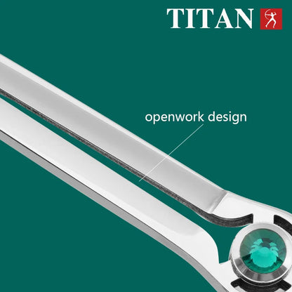 TITAN 7.0 & 7.5 Inch Professional Pet Grooming Scissors - Dog Grooming Tools for Precision Cuts