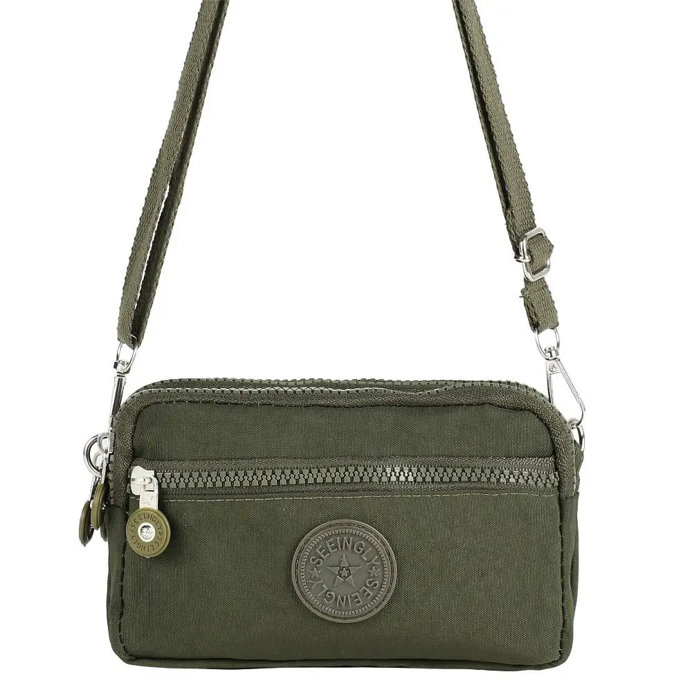 Women’s Large Capacity Handbag – Fashionable Portable Crossbody & Shoulder Bag with Zipper, Messenger Style