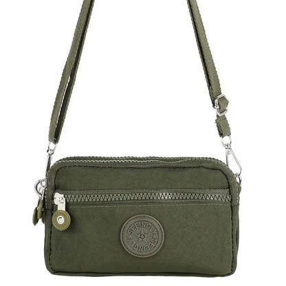 Women’s Large Capacity Handbag – Fashionable Portable Crossbody & Shoulder Bag with Zipper, Messenger Style