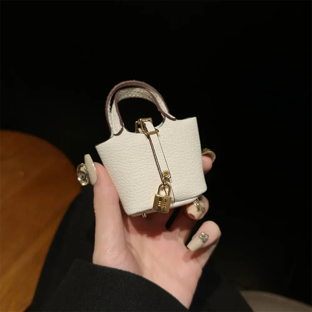 New Mini House Small Bag – Handheld Portable Bluetooth Earphone Bag, Zero Wallet, and Multifunctional Hand Rope Pouch