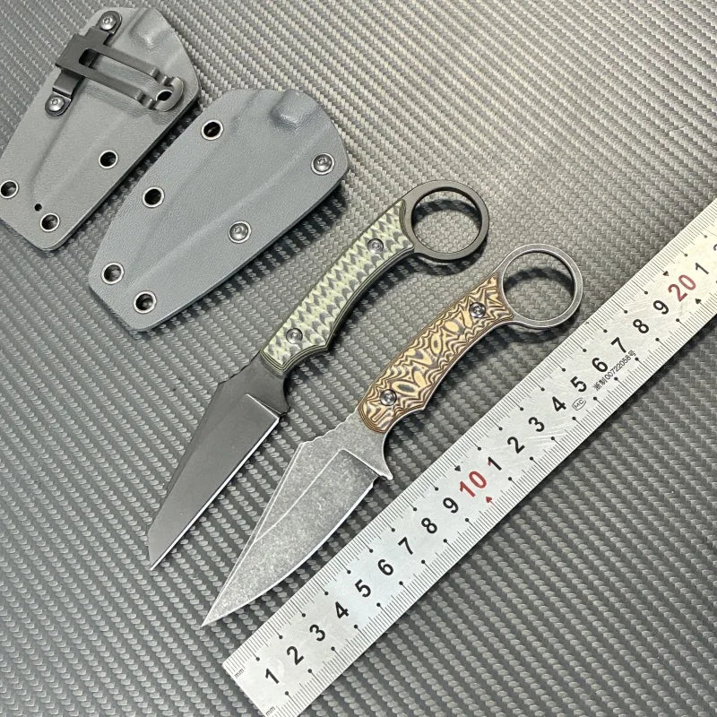 Compact Outdoor Survival Knife - High Hardness Full Steel Camping & Adventure Knife