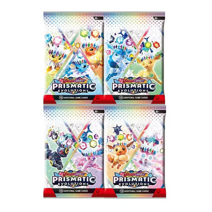 360-Piece Pokémon Card Set – Prismatic Evolutions Scarlet & Violet, 151 Surging Sparks Paldean Fates English Booster Battle Cards
