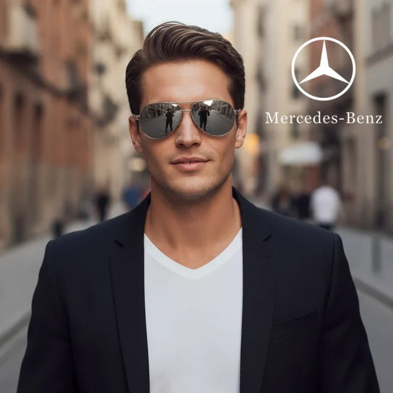 Mercedes Benz Polarized Sunglasses – Anti-Glare Driver Goggles for A, B, C, E, S, V Class, GLB, GLC, GLE, AMG, SLK, SLC, ML