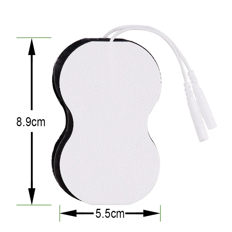 100/50pcs 5x5cm Muscle Stimulator Electrode Pads – Self-Adhesive Non-Woven Replacement for TENS Therapy Machines