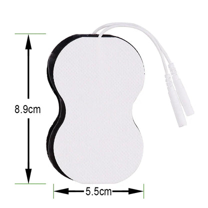 100/50pcs 5x5cm Muscle Stimulator Electrode Pads – Self-Adhesive Non-Woven Replacement for TENS Therapy Machines